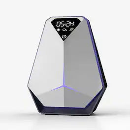 Cluzine - Desktop Air Purifier, UVC Sterilization, Ozone & Negative Ion Odor Remover for Home Bedroom Bathroom