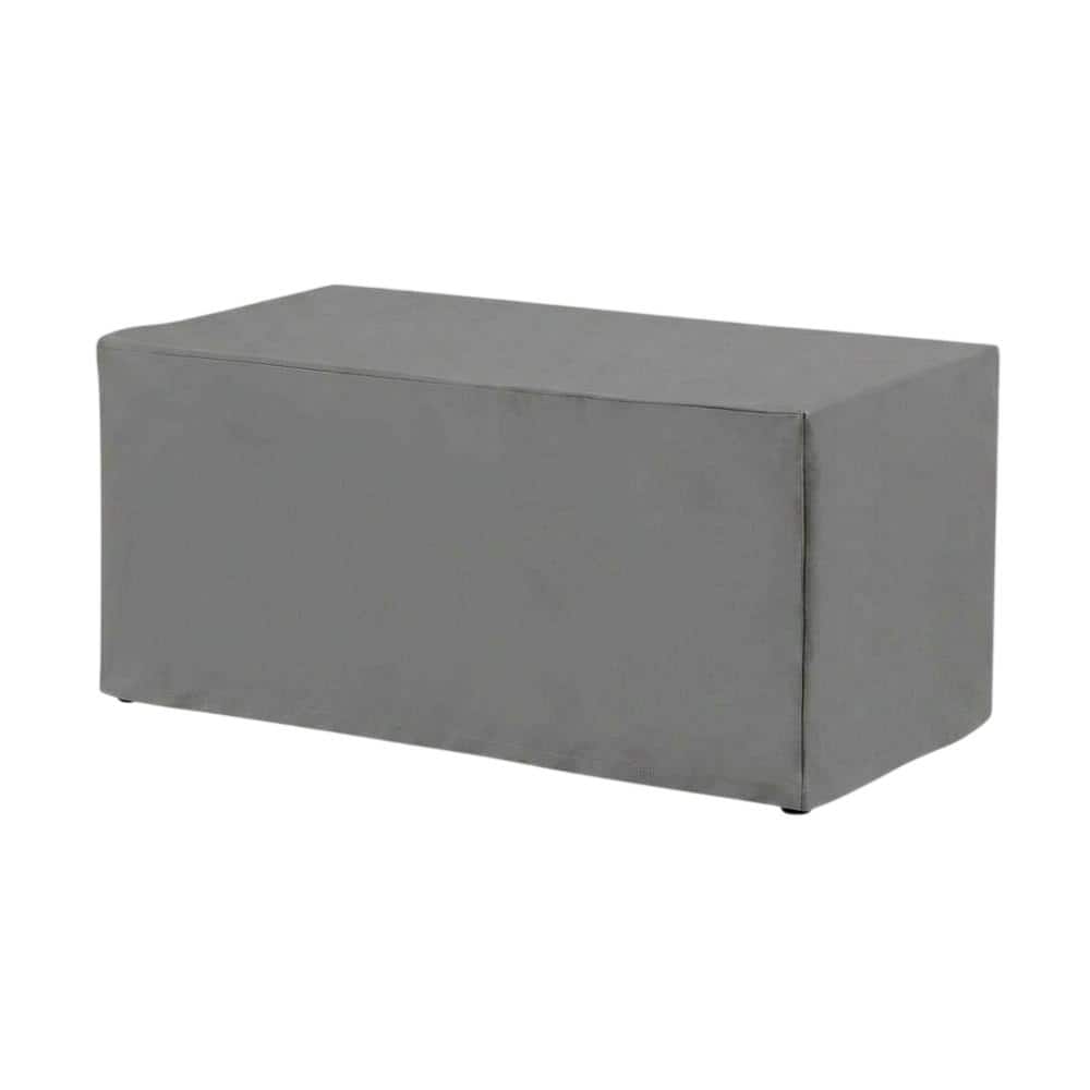 FurniFact - Outdoor Coffee Table Cover for Weatherproof Protection and Durable Fabric - Gray
