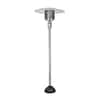Front. Fire Sense - Natural Gas Patio Heater - Stainless Steel.
