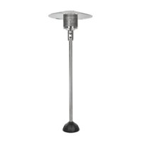 Fire Sense - Natural Gas Patio Heater - Stainless Steel - Front_Zoom