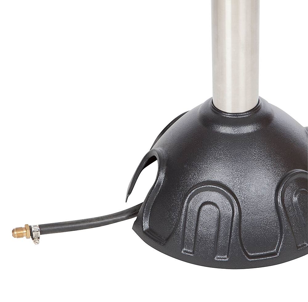 Alt View 12. Fire Sense - Natural Gas Patio Heater - Stainless Steel.