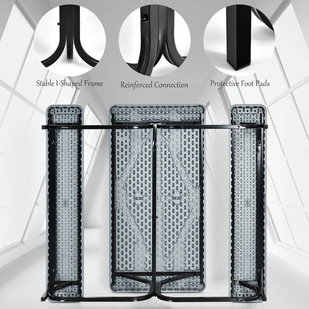 Stable 1-Shaped Frame  
Reinforced Connection  
Protective Foot Pads