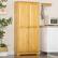 Alt View 1. Homcom - Pinewood Kitchen Pantry Storage Cabinet, Freestanding Cabinets with Doors and Shelves - Brown.