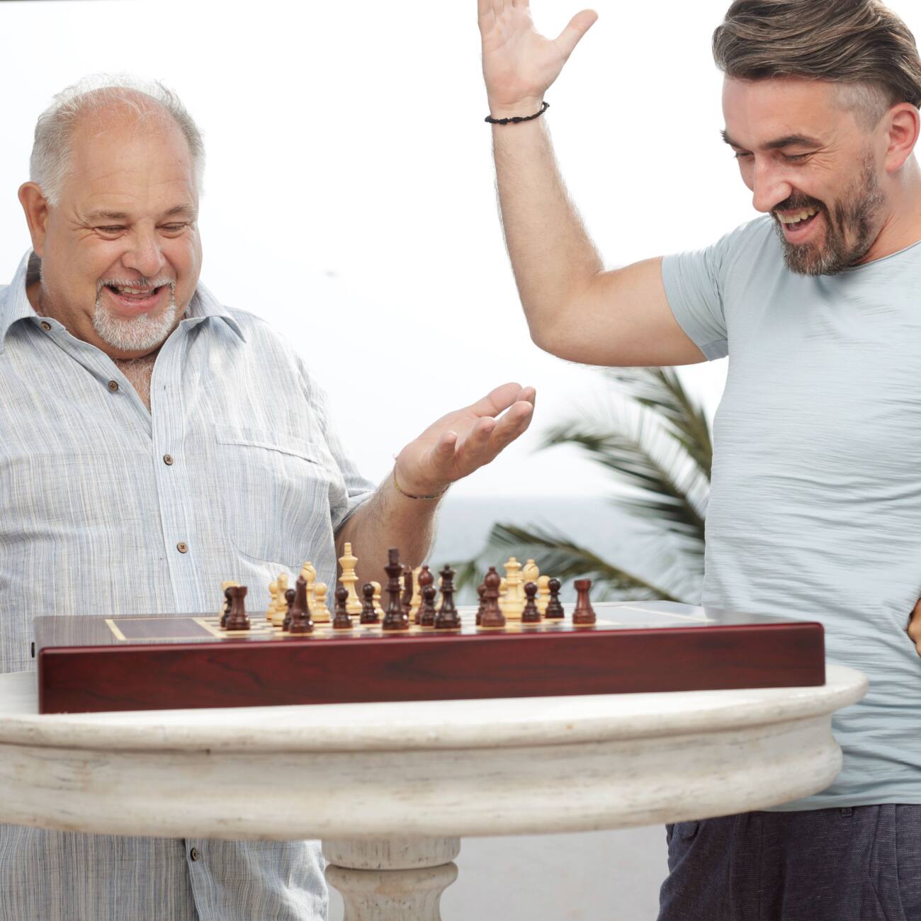 Alt View 4. Miko - Your Ultimate AI Chess Companion | World's Smartest Electronic Chess Board with Self Moving Pieces - Rosewood.