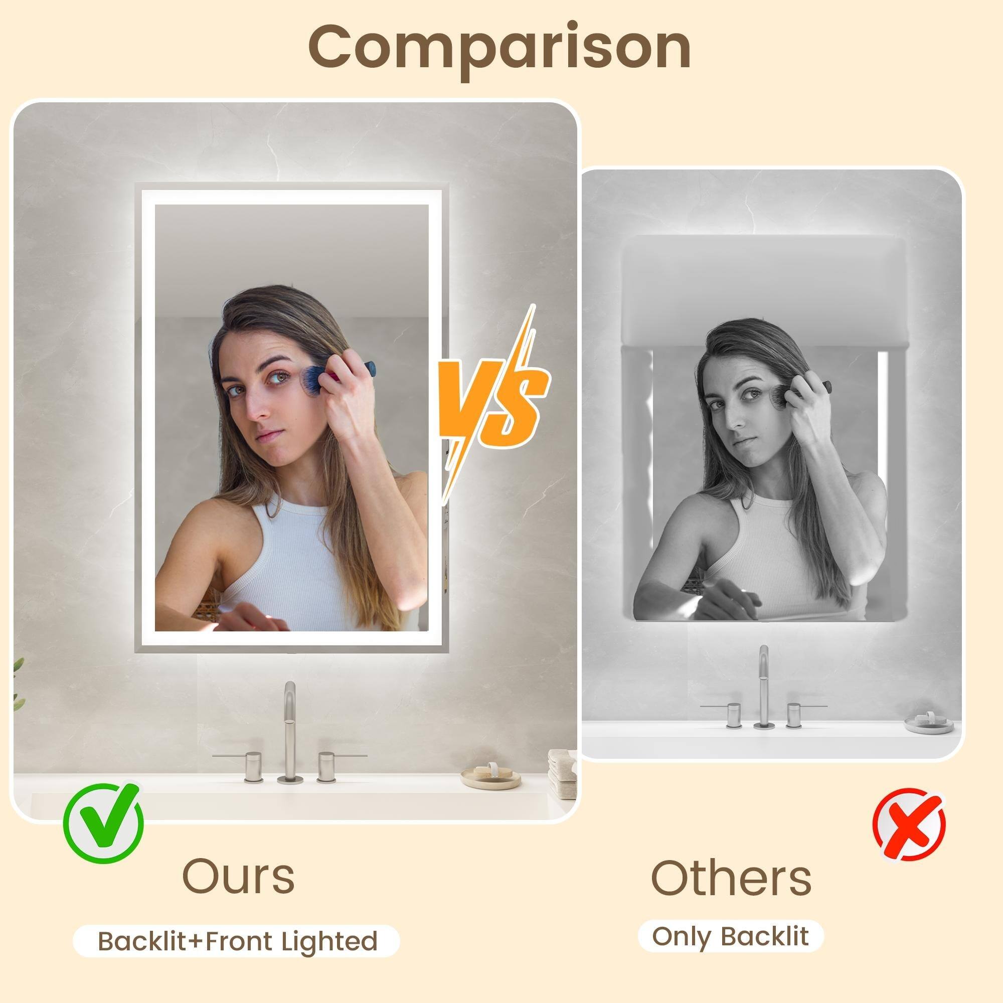 Comparison

Ours  
Backlit+Front Lighted

Others  
Only Backlit