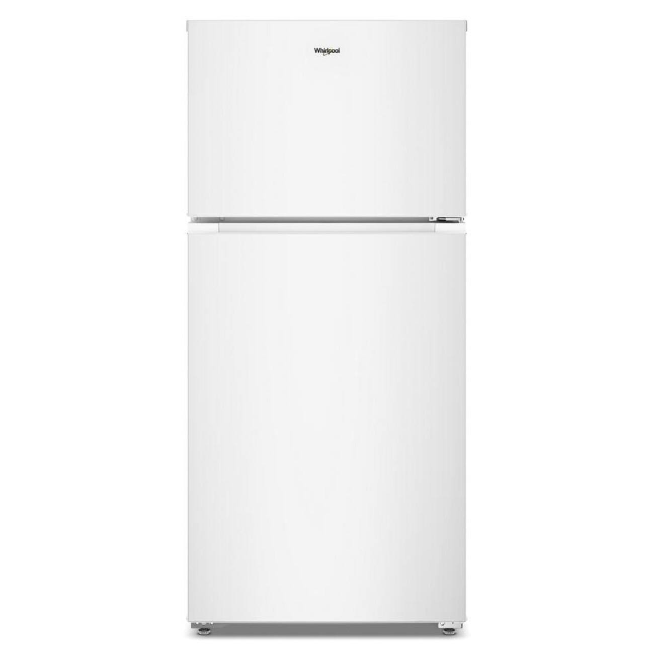 Whirlpool - 28 in. Wide 14 cu. ft. Top Freezer Refrigerator with Total Coverage Cooling - White