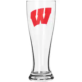 Logo Brands - Wisconsin Badgers Team 16oz. Gameday Pilsner Glass - Multicolor