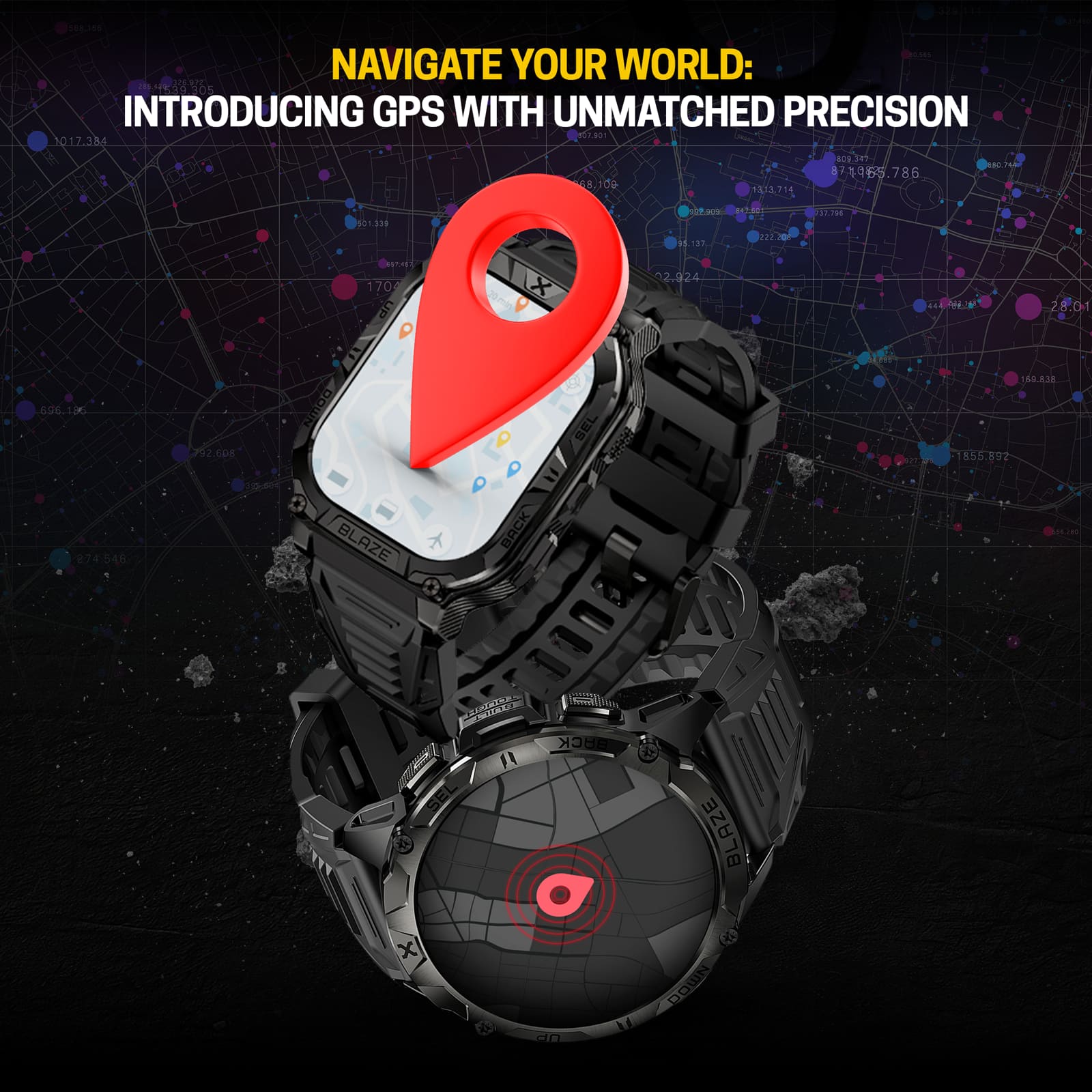 NAVIGATE YOUR WORLD:
INTRODUCING GPS WITH UNMATCHED PRECISION