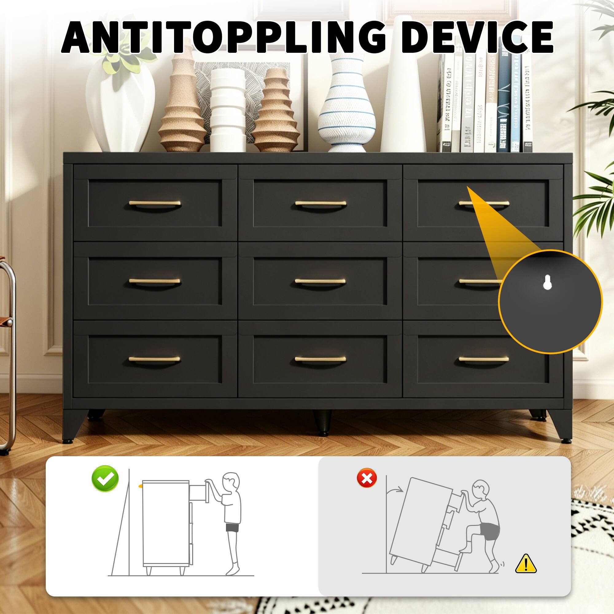 ANTITOPPLING DEVICE