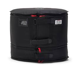 Gibraltar Hardware - 14" Flatter Bag for Floor Tom Drums, Expandable Diameter and Depth, Foldable Drum Case with Padded Handles