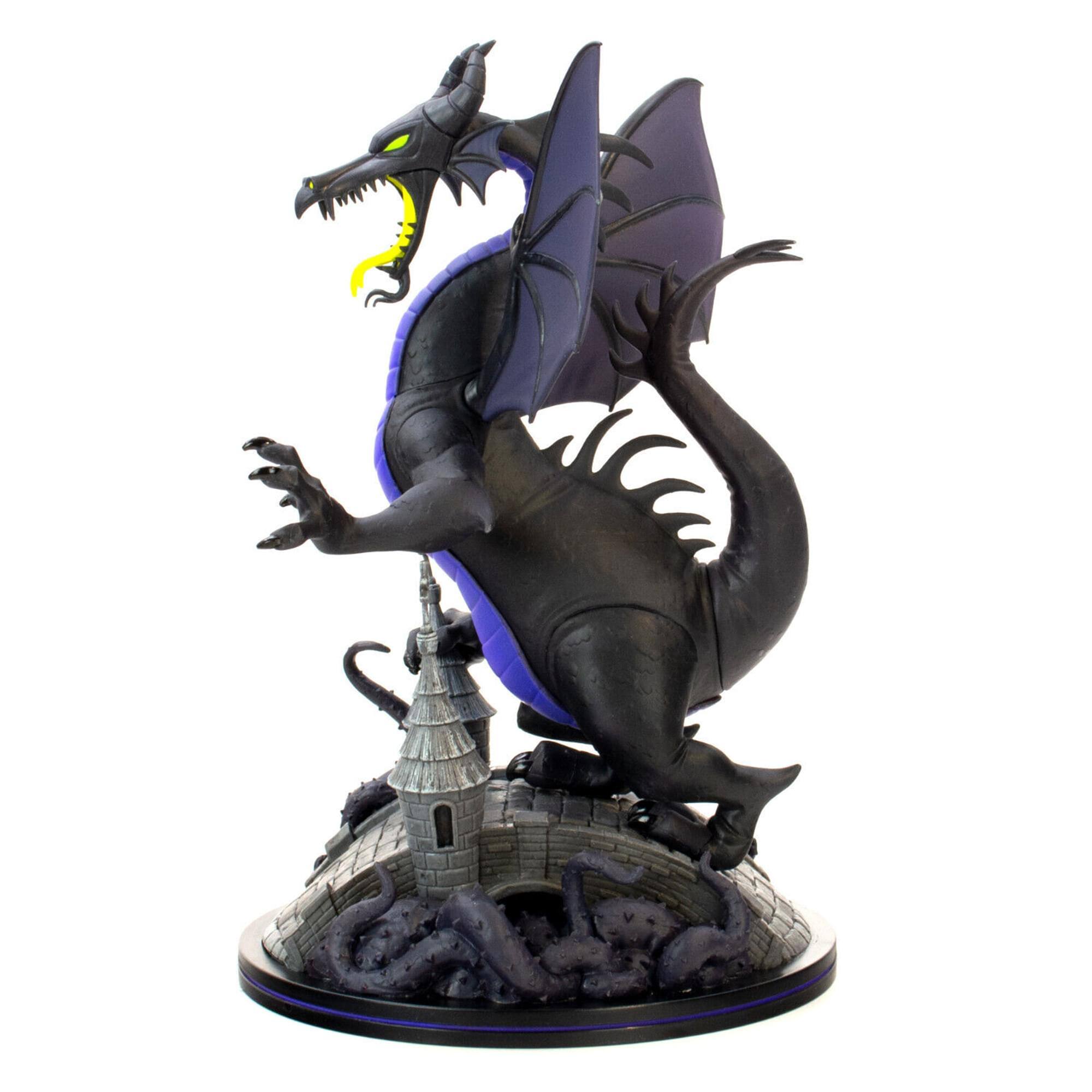 Disney Maleficent Dragon Q FIG MAX Elite Diorama Black/Purple DIS
