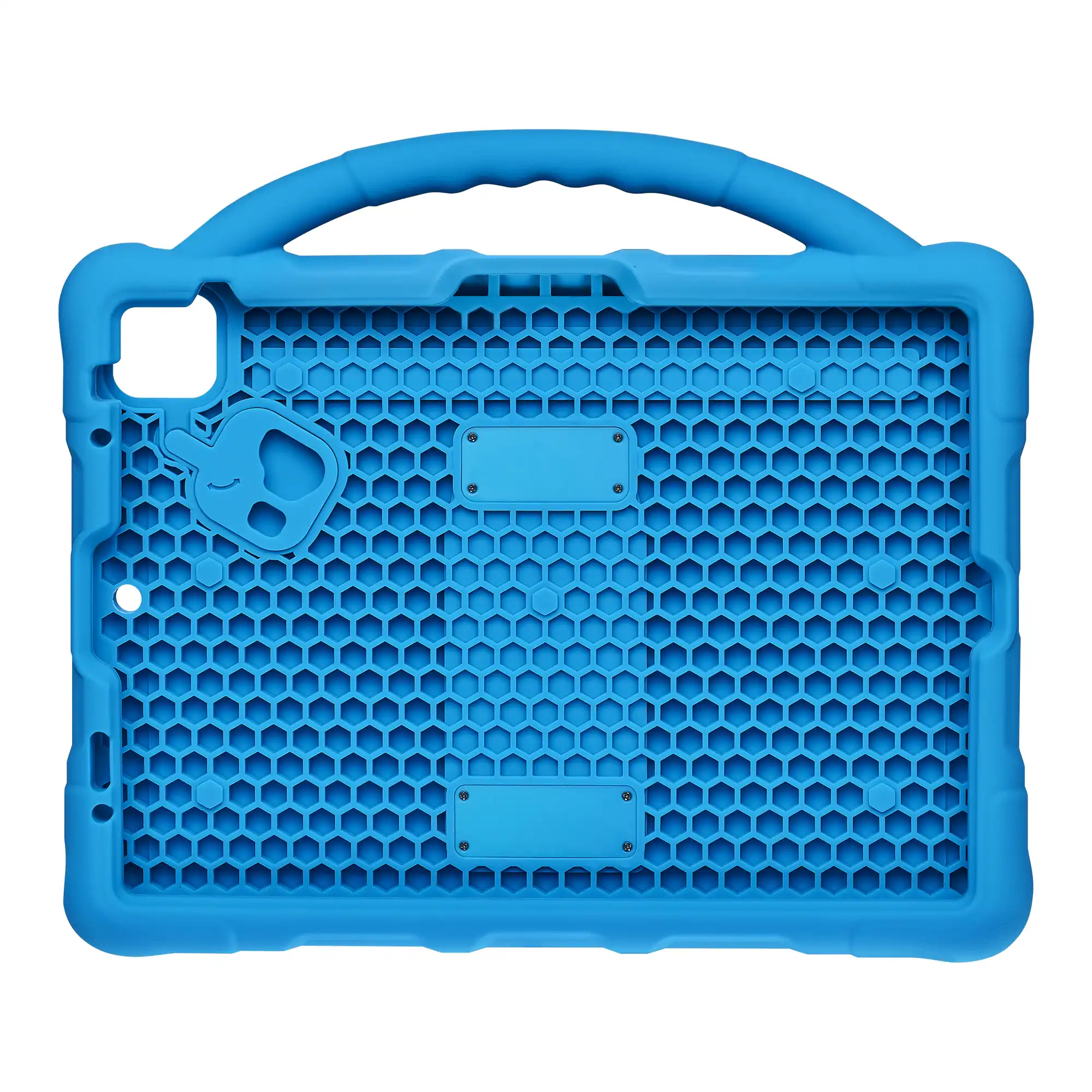 Front. Insignia™ - Bumper Case with Apple Pencil Slot for iPad 10.2"/10.9", iPad Pro 11" and iPad Air 10.9"/11" - Blue.