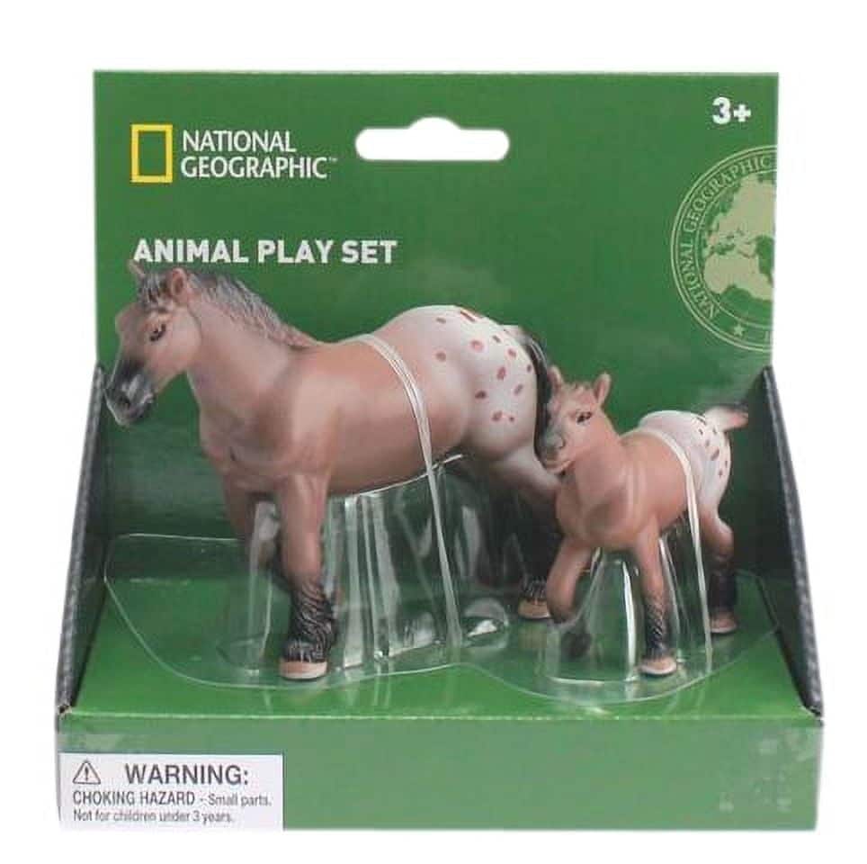 National Geographic - Horse and Foil Figurines, 2 pc