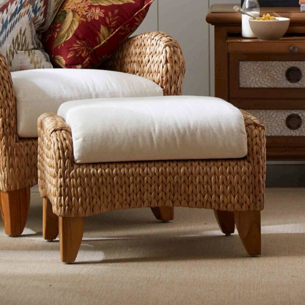 Angle. Panama Jack Sunroom - Panama Jack Ameilia Ottoman - Brown.