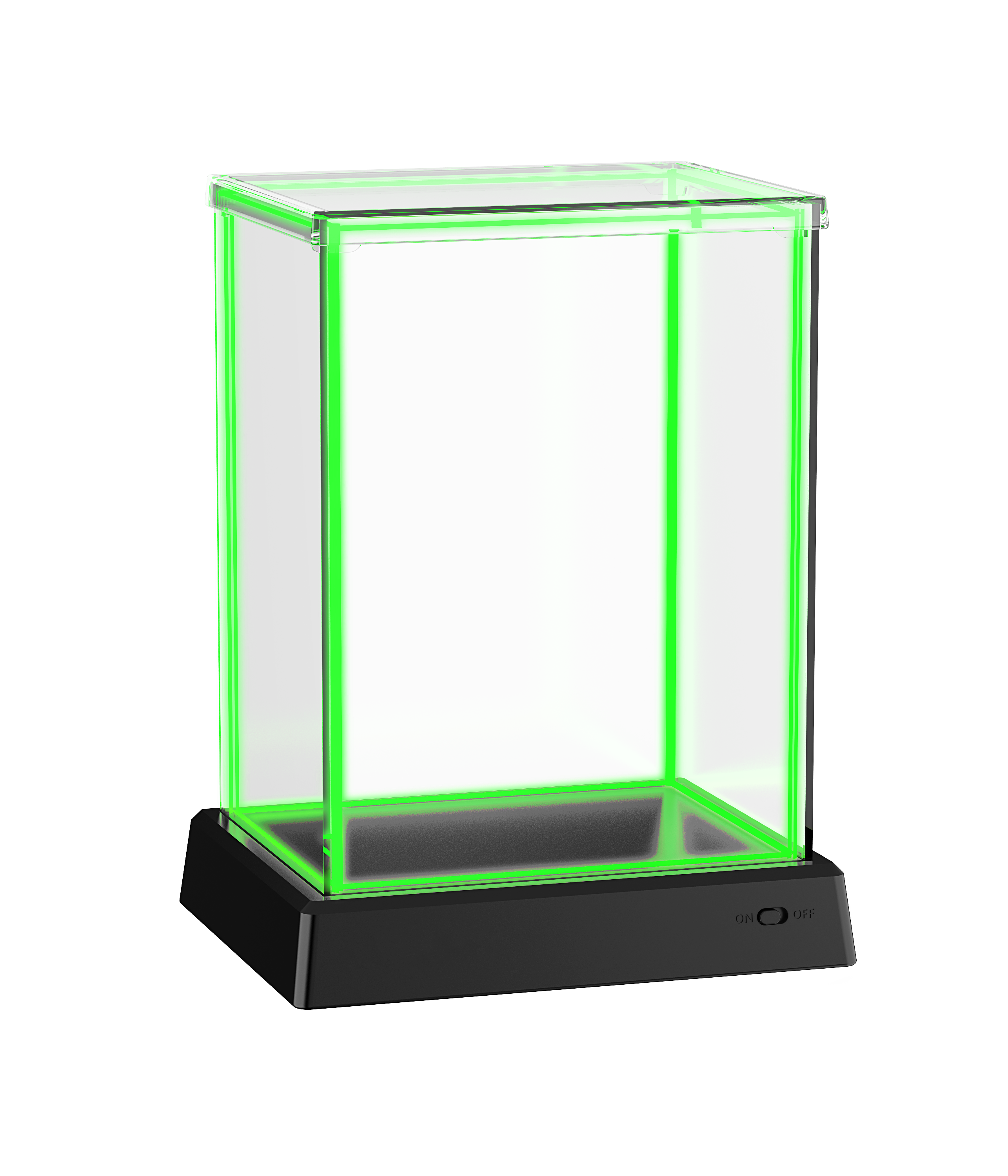 Alt View 4. Biogenik - Multi-Color Illuminating Acrylic Display Case.