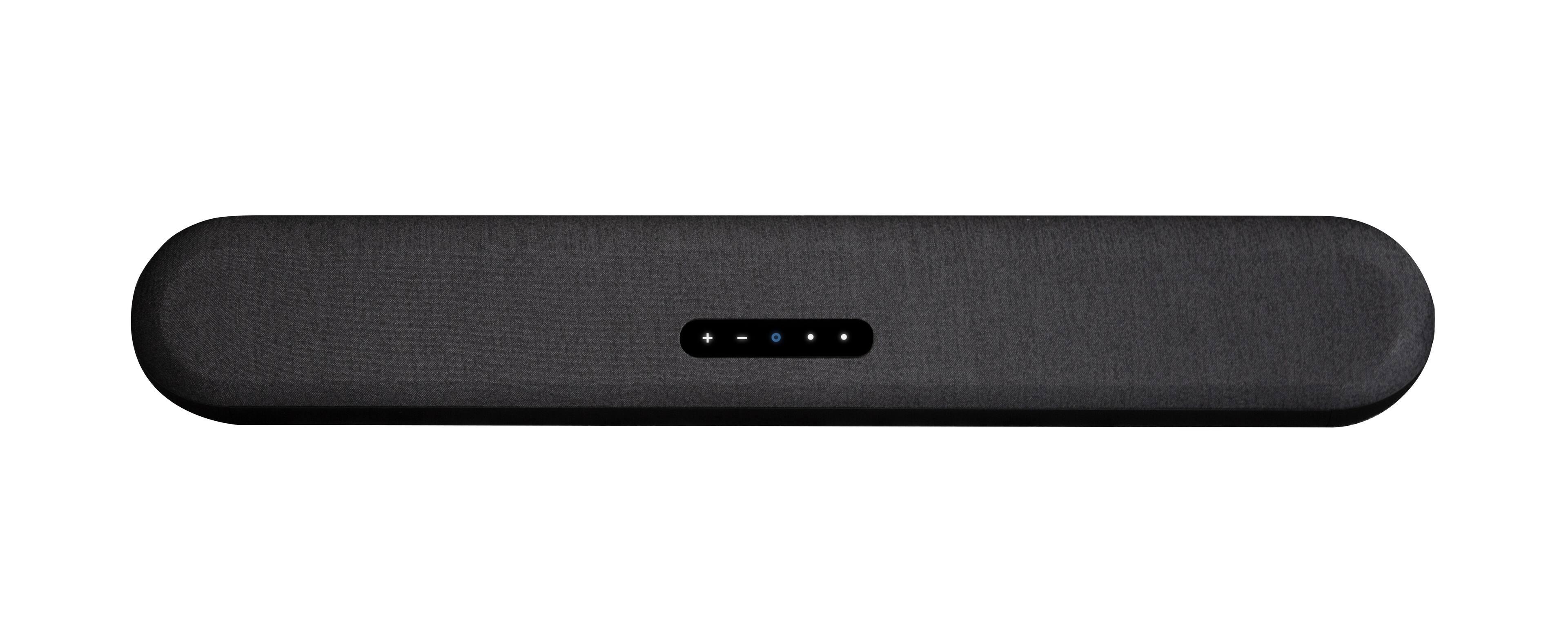 Left. Bluesound - Bluesound PULSE CINEMA MINI Wireless Streaming Soundbar, Black - Black.