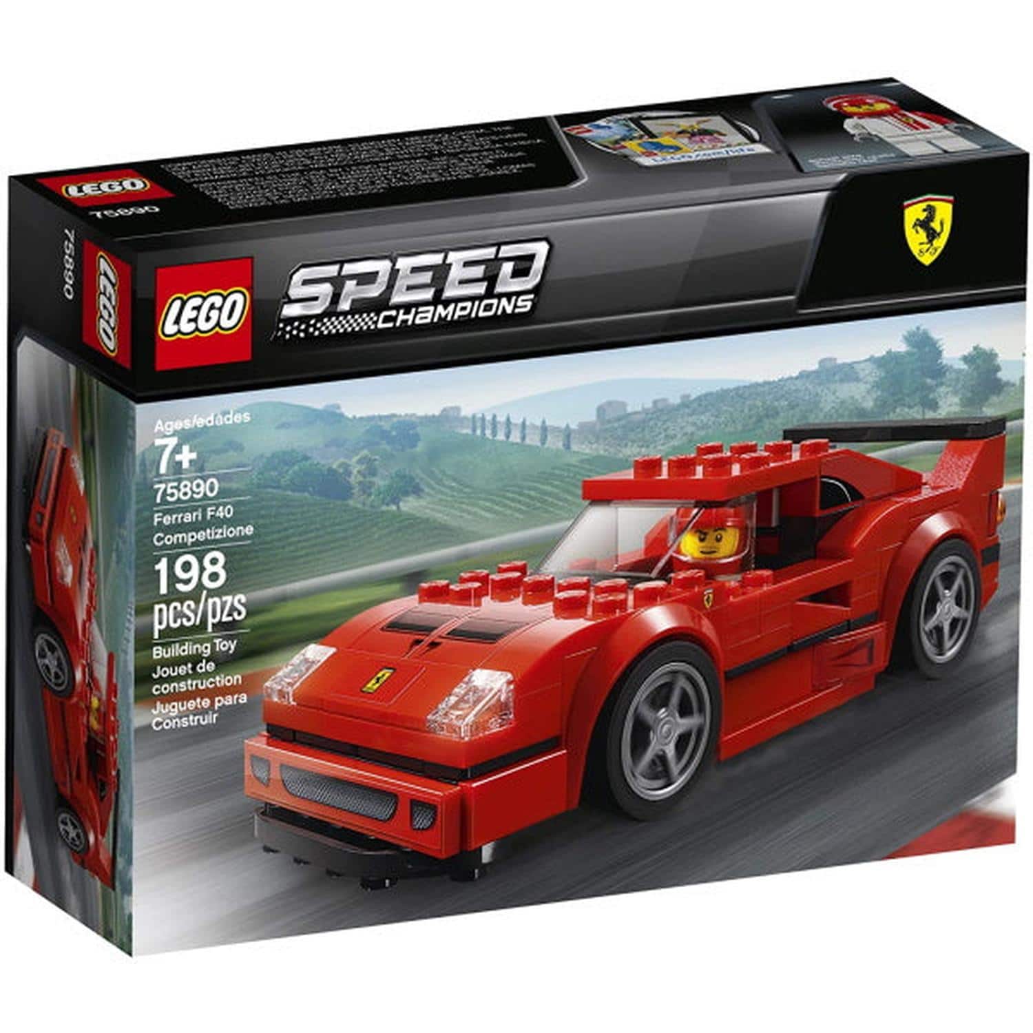 LEGO - Speed Champions: Ferrari F40 Competizione - 198 Piece Building Kit [LEGO, #75890]
