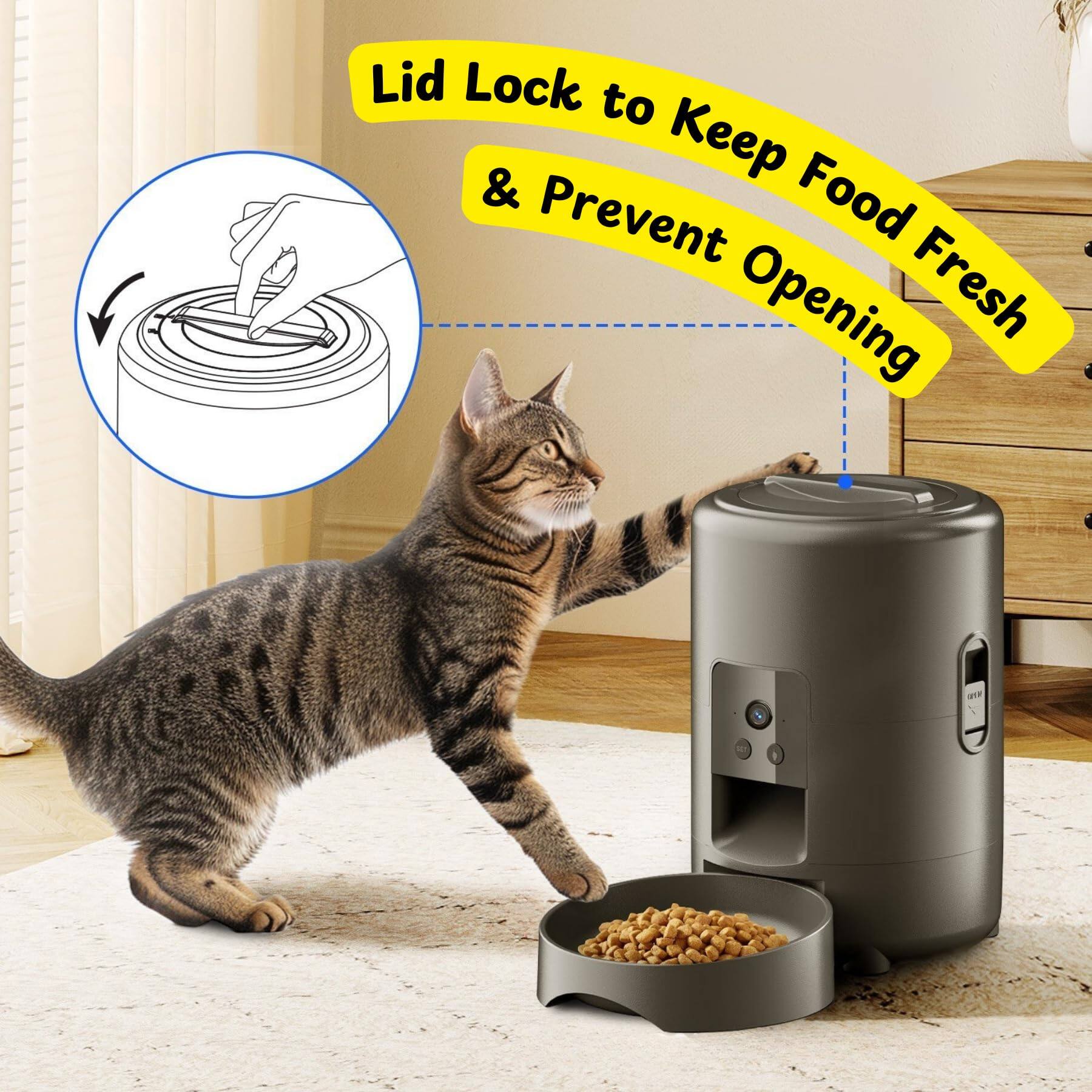 Lid Lock to Keep Food Fresh & Prevent Opening