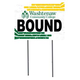 Jardine - Washtenaw Community College 18" x 24" Bound Yard Sign - White