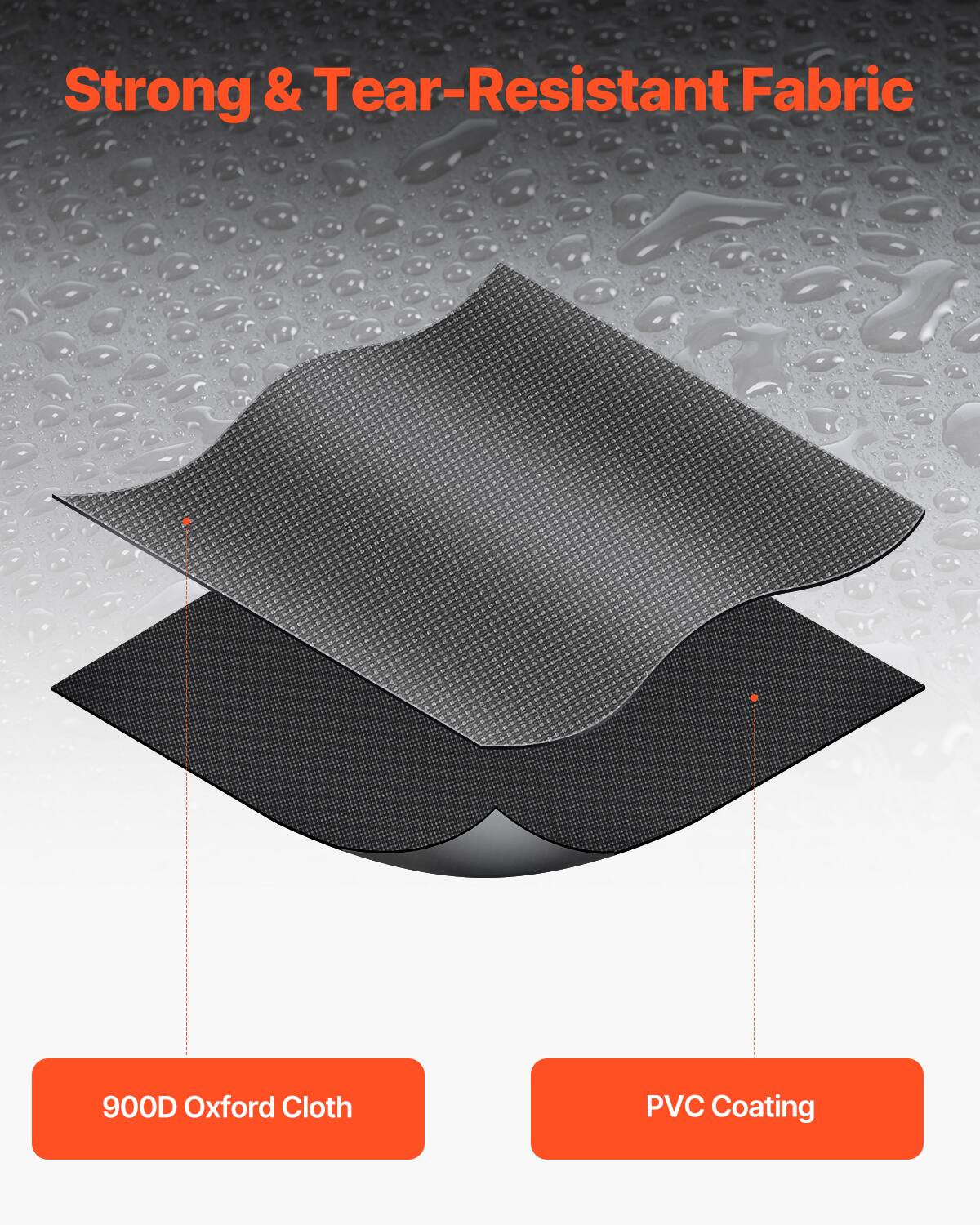 Strong & Tear-Resistant Fabric

900D Oxford Cloth

PVC Coating