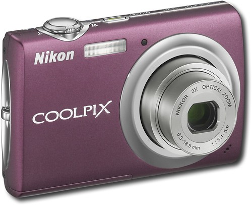 Factureerbaar Duiker Regeneratief Best Buy: Nikon Coolpix 10 Megapixel Compact Camera Plum S220