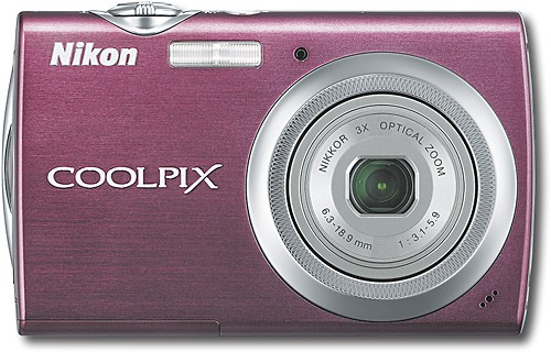 Best Buy: Nikon Coolpix 10.0-Megapixel Digital Camera Plum S230