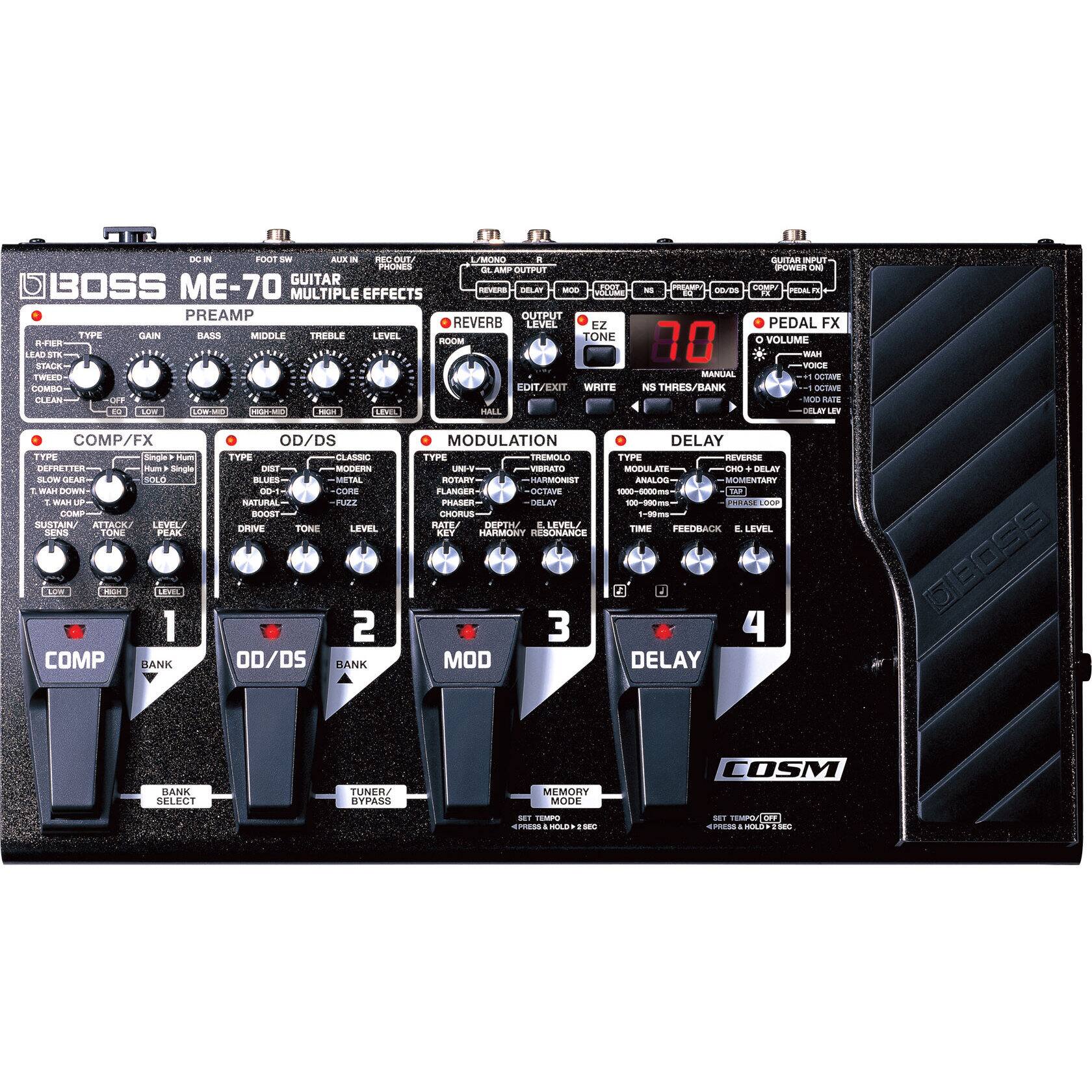 Best Buy: Boss Multi Effect Pedal ME-70