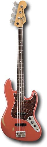 Best Buy: Fender® Road Worn™ '60s Jazz Bass® Fiesta Red 0131810340