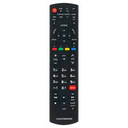 ALLIMITY - Replacement Remote Control N2QAYB000926, Fit for Panasonic Television TC-60AS530U TC-55AS530U TC-50AS530U TC-39AS530U - Black