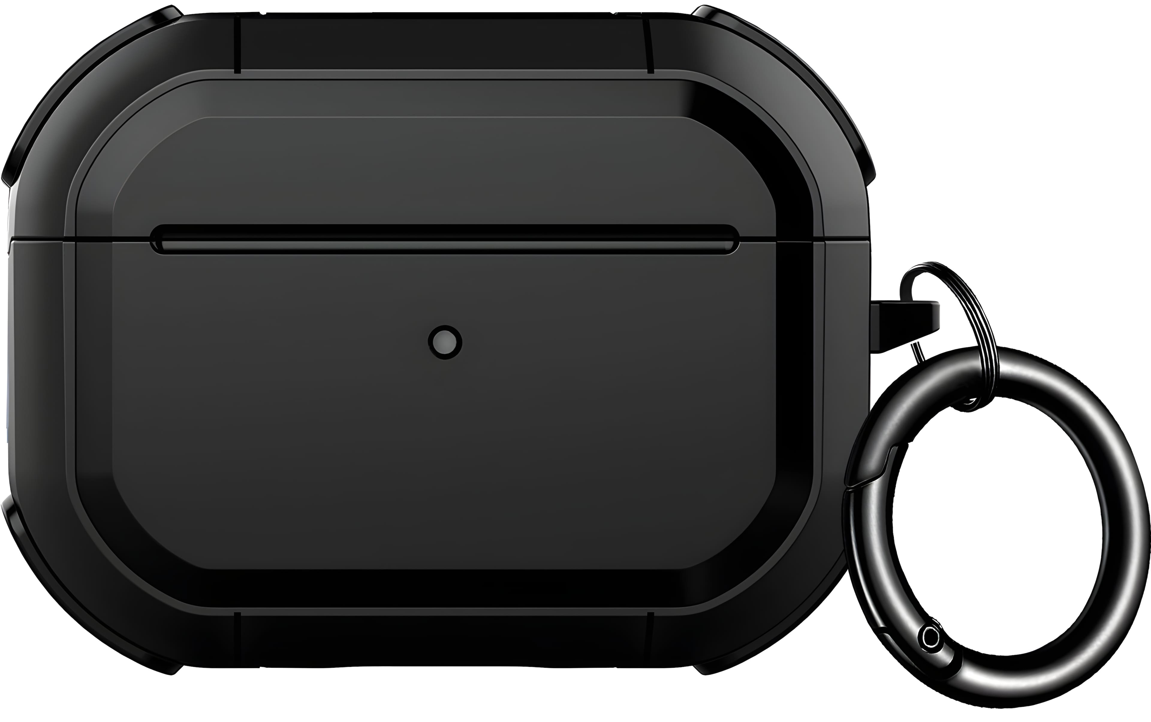 Front. SaharaCase - Armor Case for AirPods Pro 2 (1st Gen and 2nd Generation 2022) - Black.