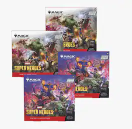 Wizards of The Coast - Magic: The Gathering | Marvel Super Heroes Scene Box - 4 Boxes