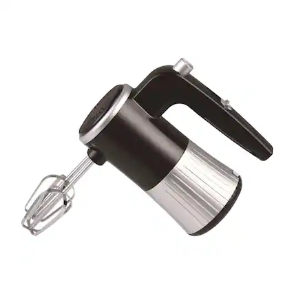 Front. Cluzine - High Power Electric Hand Mixer, Mini Portable Egg Beater, Household Baking Cream Whisk Kitchen Tool - Black.