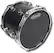 Alt View Standard 1. Evans - Onyx 12" Batter Drum Head - Black.