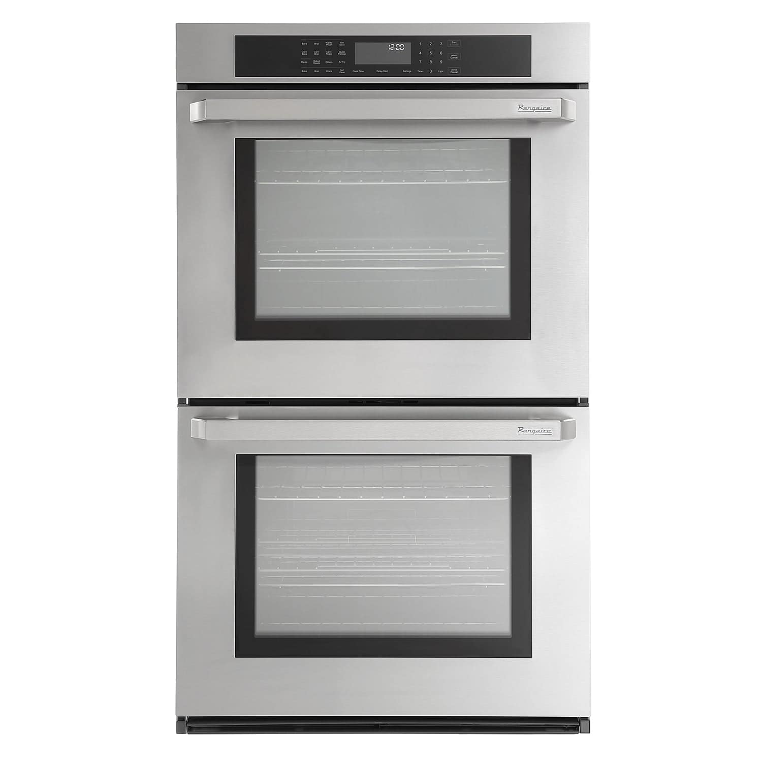 Rangaire - 30" Double Electric Wall Oven Self-cleaning Air Fry True Convection RWOD301GS - Stainless Steel