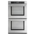 Rangaire - 30" Double Electric Wall Oven Self-cleaning Air Fry True Convection RWOD301GS - Stainless Steel