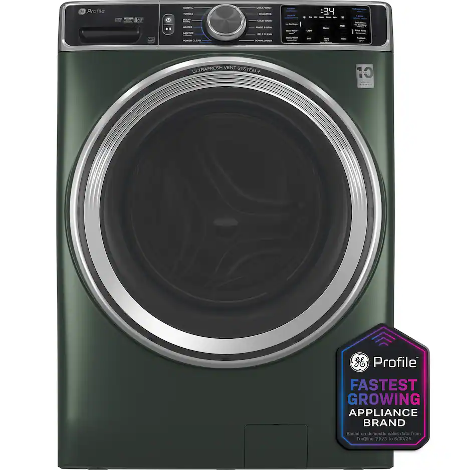 GE Profile 5.5 Cu. Ft. High Efficiency Stackable Smart Front Load ...