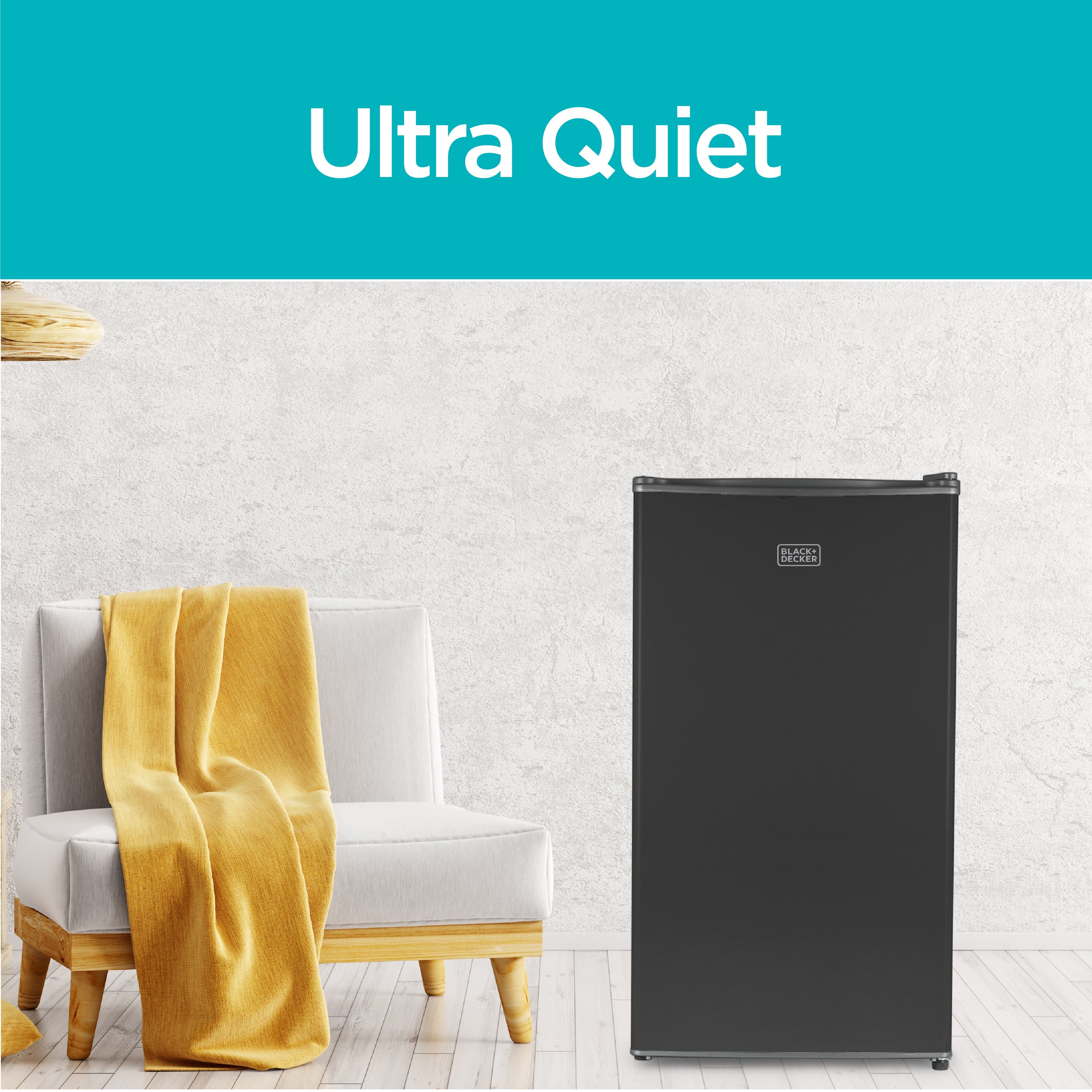 Vpcok Direct ミニ冷凍庫 BD-32 32L ブラック ★W-439 BLACK+DECKER Compact Refrigerator & Mini Fridge with Freezer, 3.2