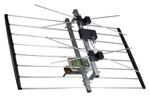 Front. Channel Master - METROtenna 2-Bay HDTV Antenna - Black.