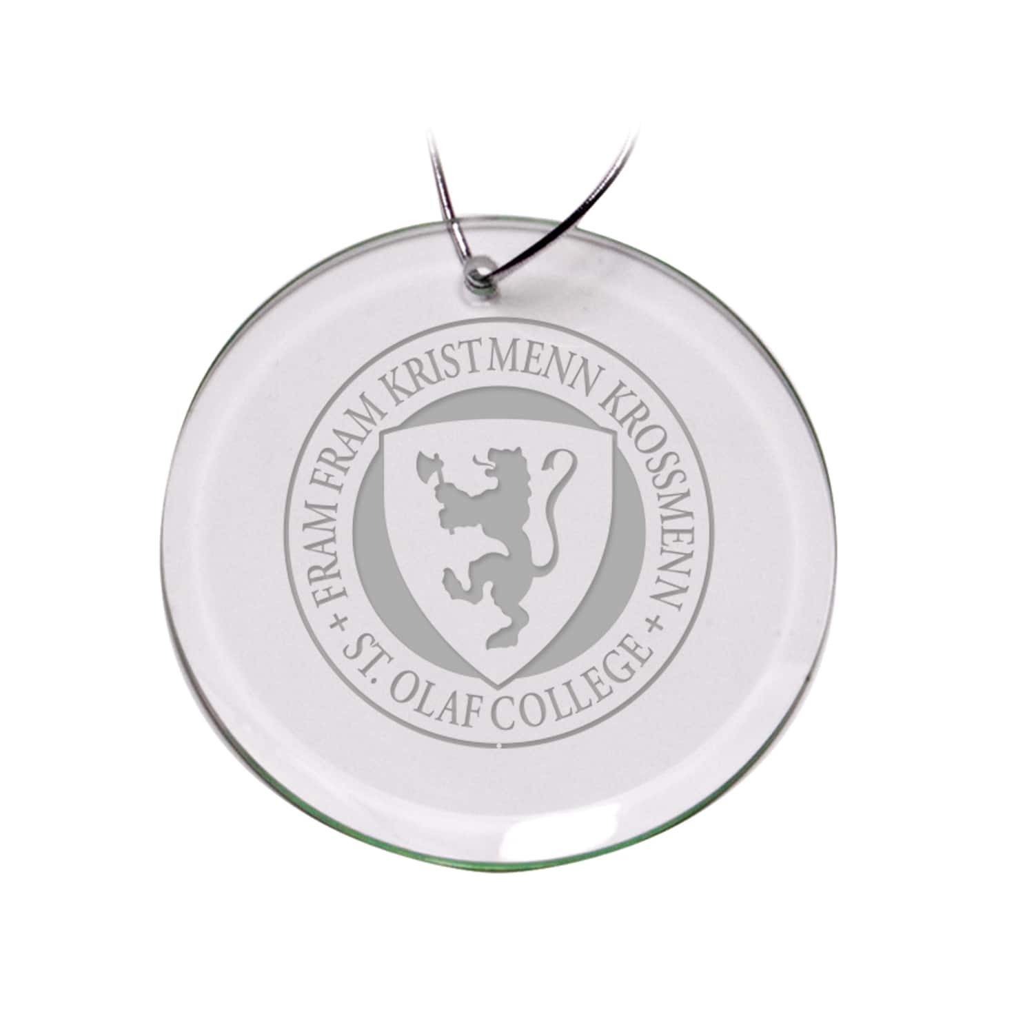Jardine - St. Olaf Oles 3'' Glass Round Ornament - Multicolor