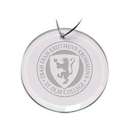 Jardine - St. Olaf Oles 3'' Glass Round Ornament - Multicolor