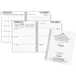 AT-A-GLANCE - 2026 DayMinder Executive 8.75" x 7" Weekly & Monthly Planner Refill Pages - White