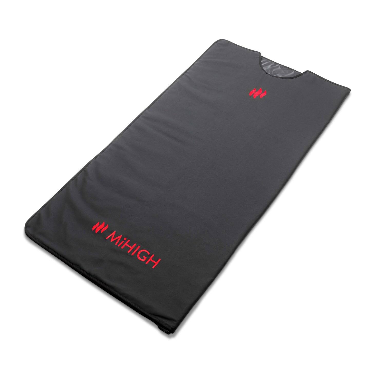 Back. QALO - MiHigh Infrared Sauna Blanket - Black.