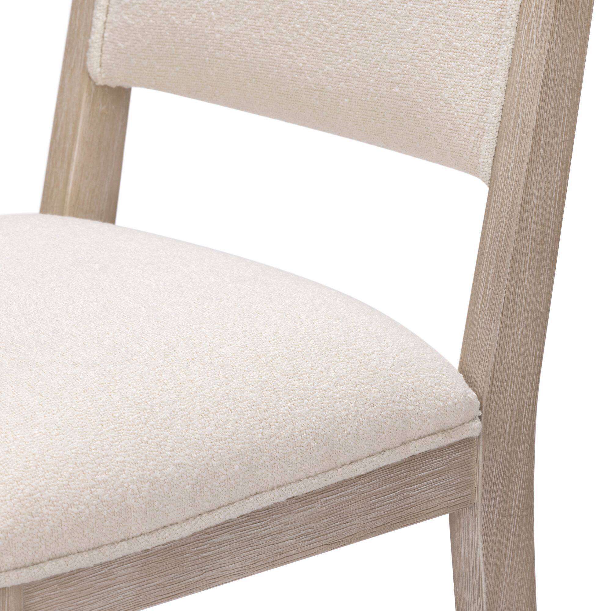 Alt View 4. Plank+Beam - Sereno Stool Counter Height (24in) (2 pack)|| Antique White/Ivory Cushion - Antique White/Ivory Cushion.