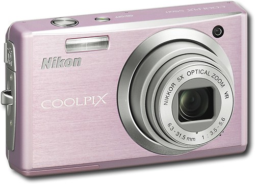 カメラ デジタルカメラ Best Buy: Nikon Coolpix 10.0-Megapixel Digital Camera Pink S560
