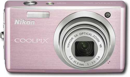 nikon digital camera pink