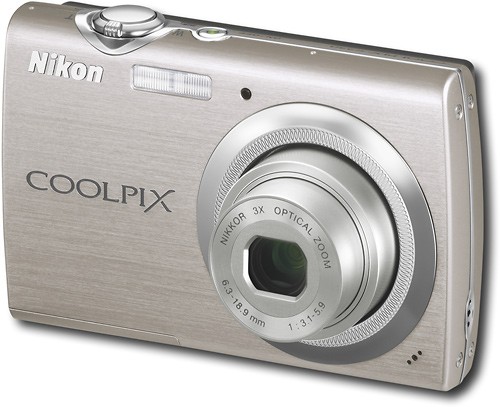 Best Buy: Nikon Coolpix 10.0-Megapixel Digital Camera Silver S230