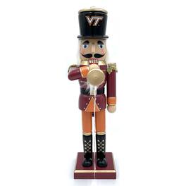 Santa's Workshop - Virginia Tech Hokies 14" Bugler Nutcracker - Red
