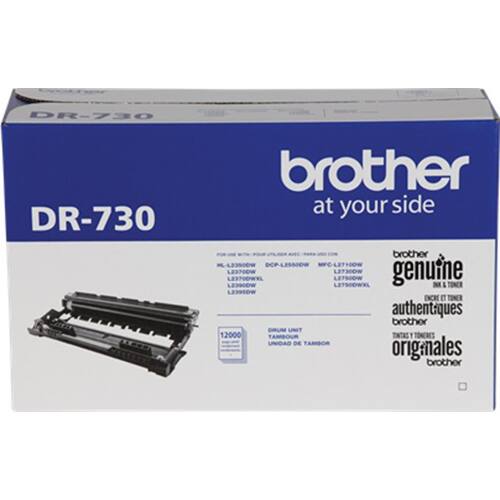 DR-730 DR-730 brother at your side brother MAD3500W DCP-LESS0OW MFC-LET1OW LESPOOWEL LE3700W LE3900W L27300W LETSCOWEL LETSCOW genuine I TONER LEa5OW ENCRE authentiques brother DRUM UNIT 12000 TAMBOUR TINTAS Y TONER'S UNIDAD DE TAMBOR originales brother