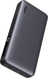 Aukey - PB-Y43 Spark Mini | 20,000mAh Portable Power Bank with 65W PD - Gray - Front_Zoom