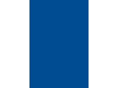 Front. Spectra - Deluxe Bleeding Art Tissue Paper, 20" x 30", 24 Sheets/Pack, 10 Packs/Carton - Medium Blue.